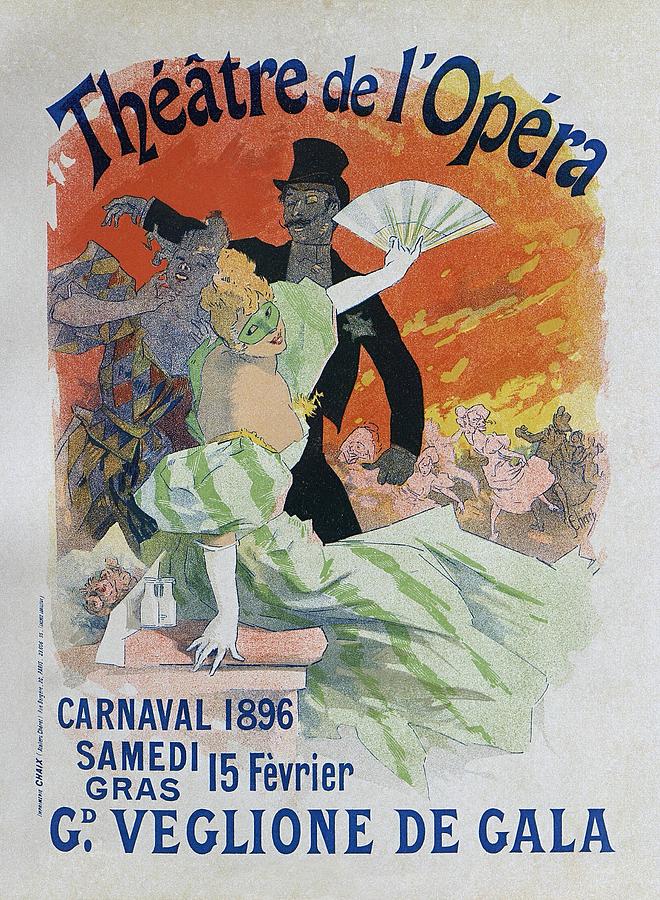 Carnaval, 1896 French Vintage Opera Poster Painting