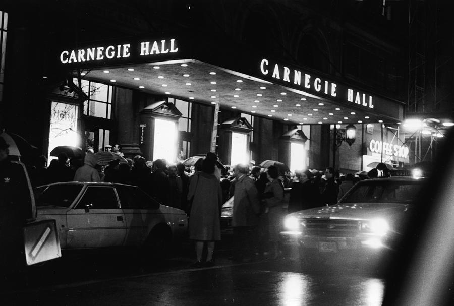 Carnegie Hall At Night Photograph by American Stock Archive