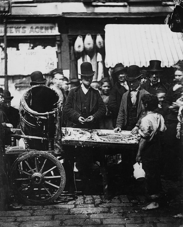 Carneys Fish Stall Photograph by Hulton Archive