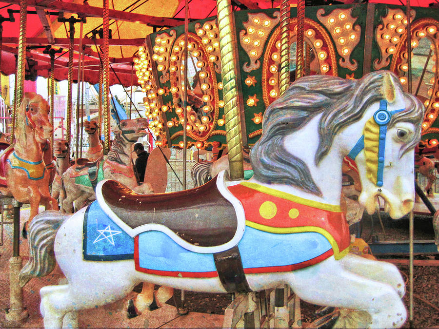 Carnival Carousel Photograph by Jamart Photography
