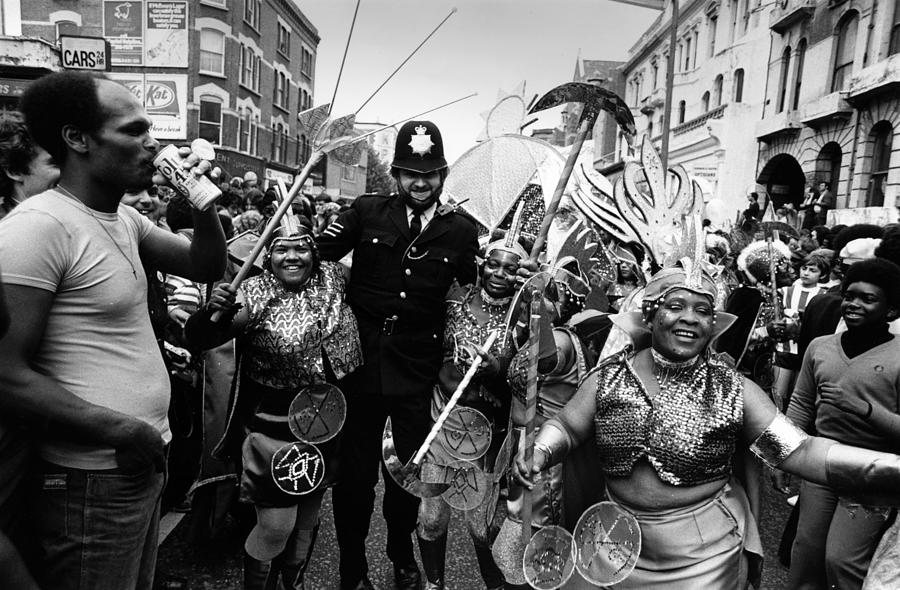 Carnival Cop Photograph by Frank Barratt