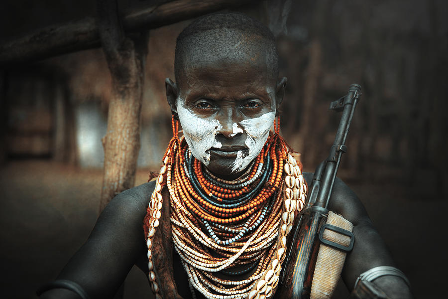 Ethiopia Photograph - Caro Tribe Women by Svetlin Yosifov