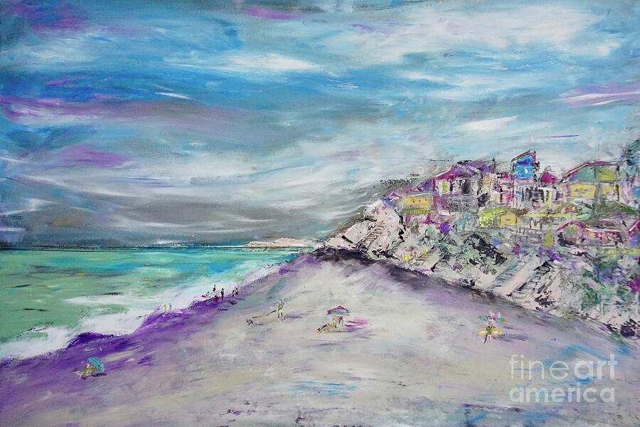 Carolina Beaches  Painting by Patty Donoghue