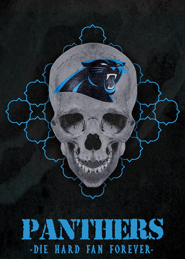 Carolina Panthers Logo Art Youth T-Shirt by William Ng - Pixels