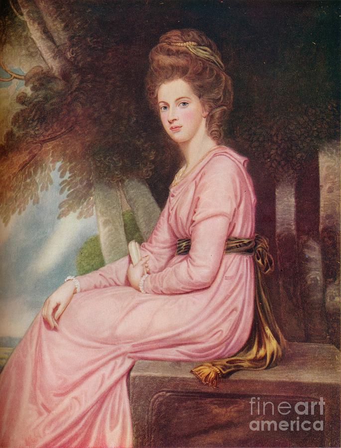 Caroline Countess Carisle, 18th Drawing by Print Collector
