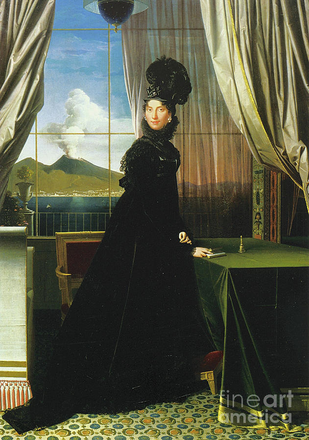 Jean Auguste Dominique Ingres Painting - Caroline Murat, Queen Of Naples, 1814 by Jean Auguste Dominique Ingres