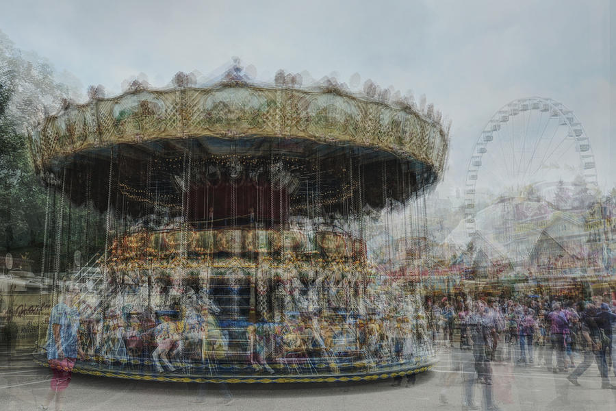 Abstract Photograph - Carousel by Gregor Szalay