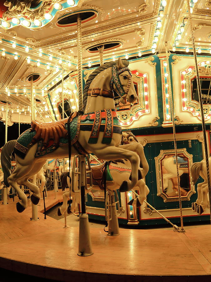 Carousel Horse Photograph by Kent Hilbert | Pixels