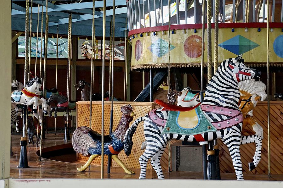 Carousel Horses Photograph by Kathy Chism