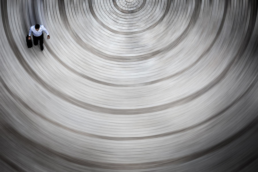 Man Photograph - Carousel by Tomer Eliash
