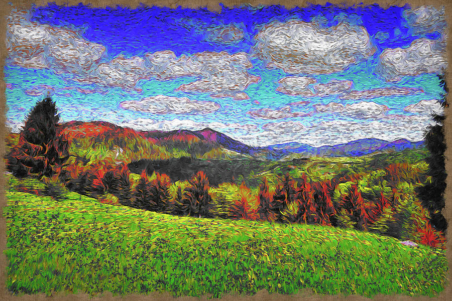Carpathian Mountains Digital Art