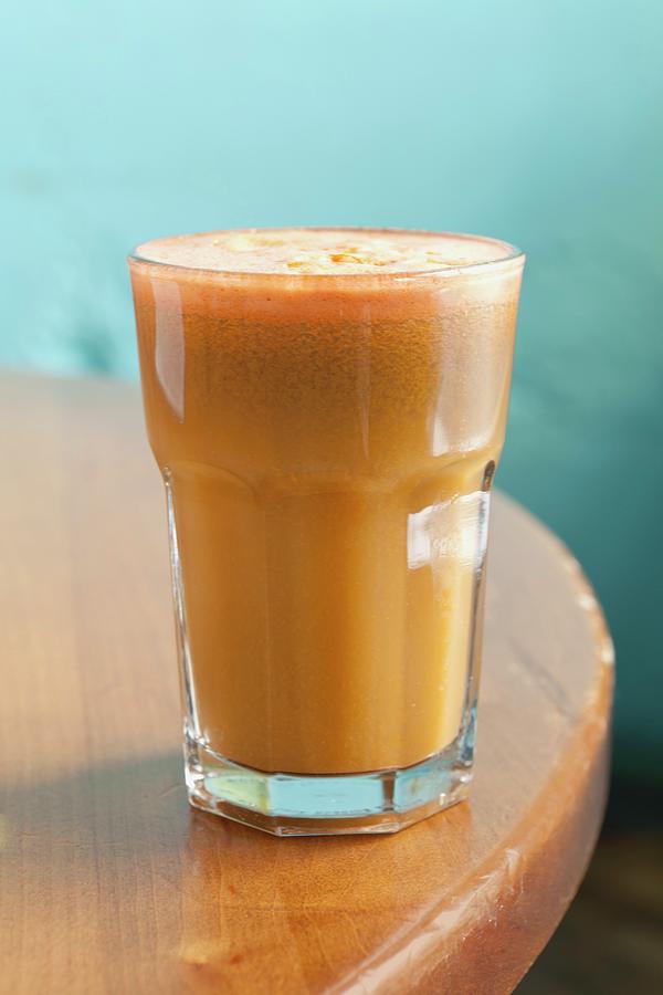 Carrot And Spinach Juice With Apple And Celery Photograph by Amy Kalyn Sims