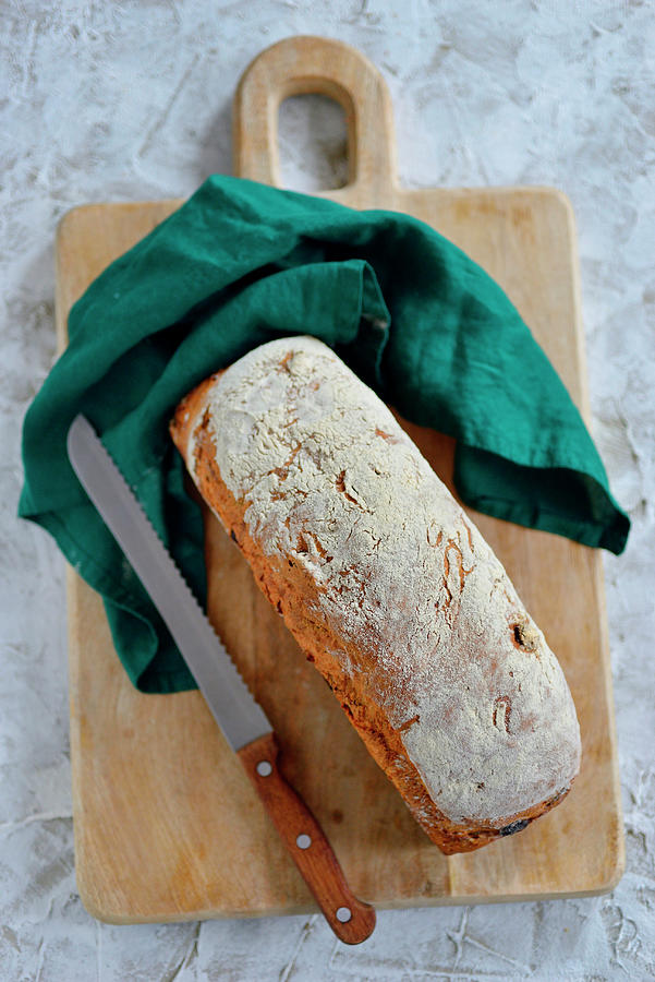 Carrot Loaf With Cranberries Photograph by Karolina Smyk