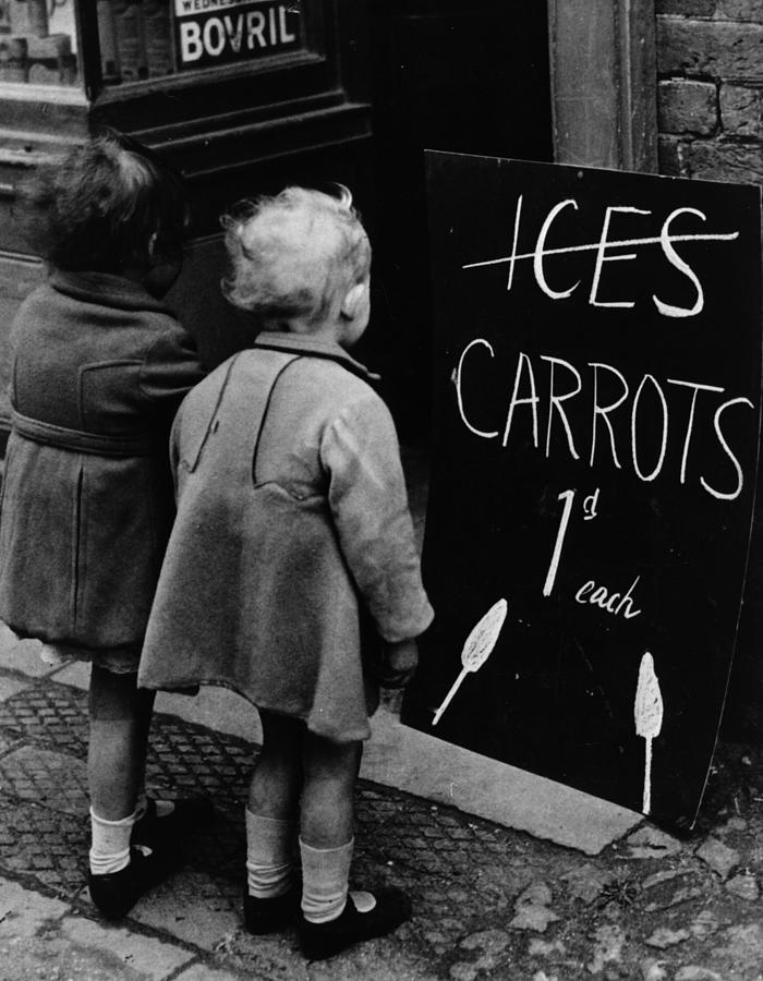 Carrot Lollies Photograph by Fox Photos Carrot Lollies Photograph by Fox Photos