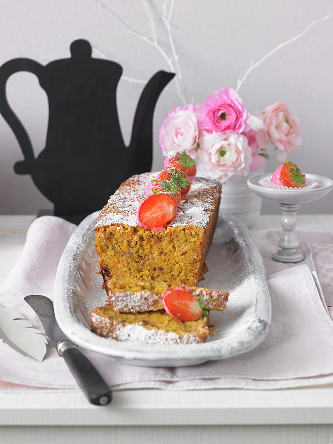 Carrot Muesli Cake For Easter Photograph by Jan-peter Westermann