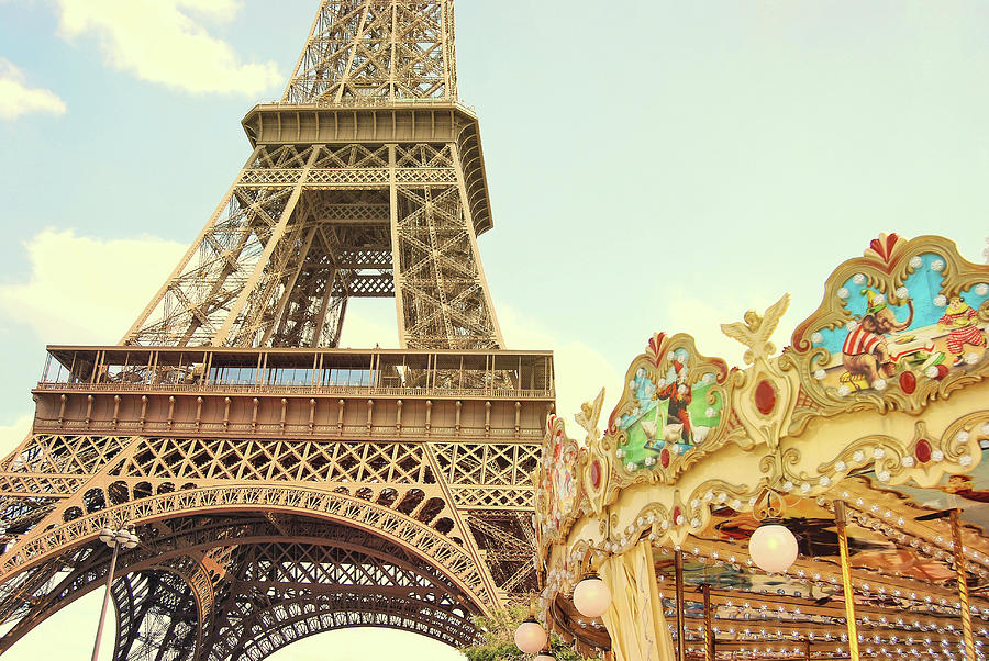 Carrousel De La Tour Eiffel Photograph by JAMART Photography