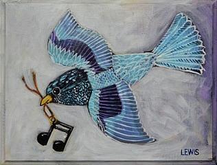 Carry a Tune Painting by Ellen Lewis