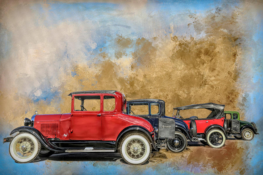 Cars From the Past Photograph by Donna Kennedy - Pixels