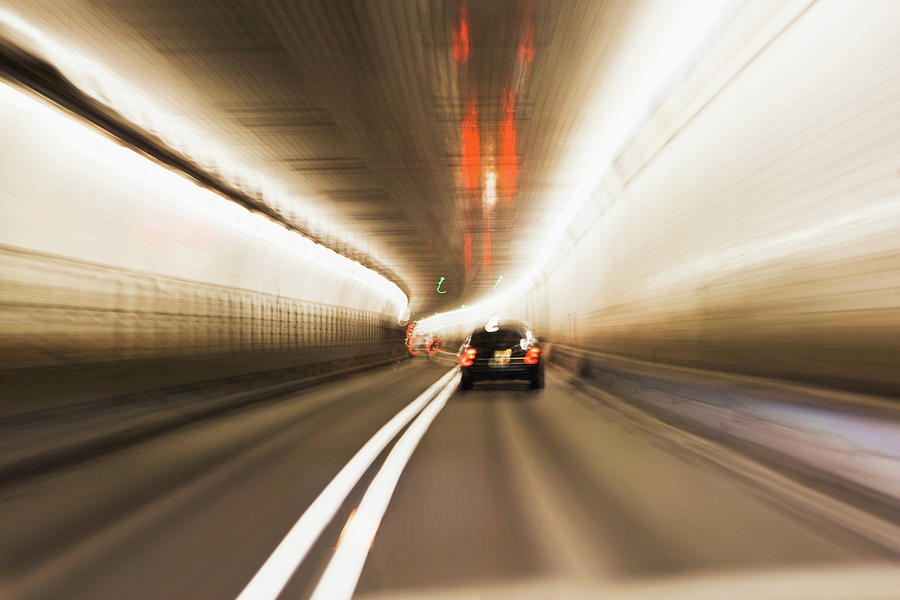 Cars In Tunnel Digital Art by Ditto - Fine Art America