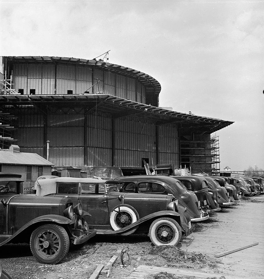 Transportation Photograph - Cars Parked At 1939 Worlds Fair by Alfred Eisenstaedt