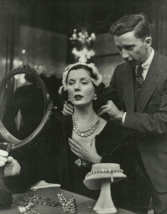 Jewelry Photograph - Cartier Diamonds by Alfred Eisenstaedt