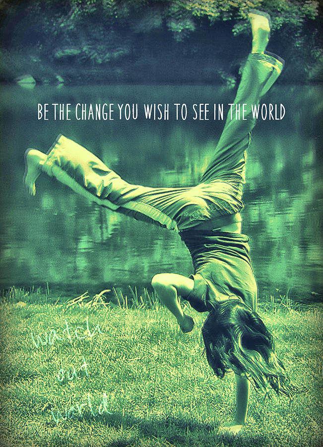 CARTWHEEL quote Photograph by JAMART Photography