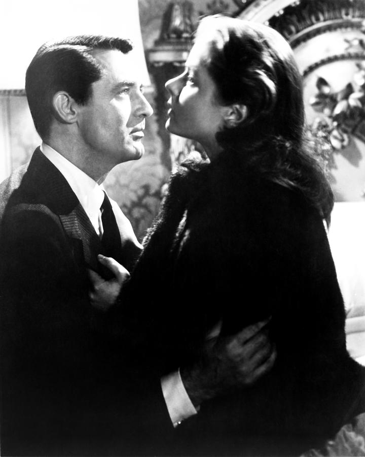 Cary Grant Embracing Ingrid Bergman Photograph by Globe Photos - Pixels