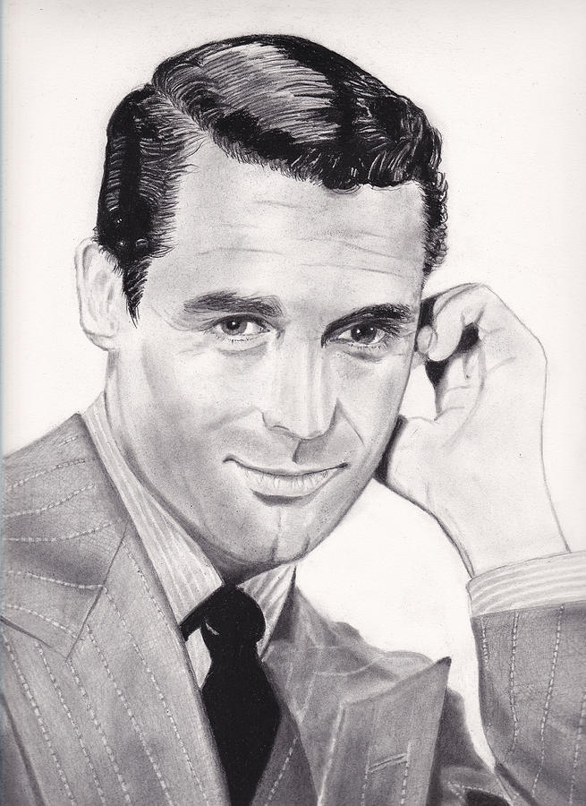 Cary Grant Drawing by Keith Harrop - Fine Art America