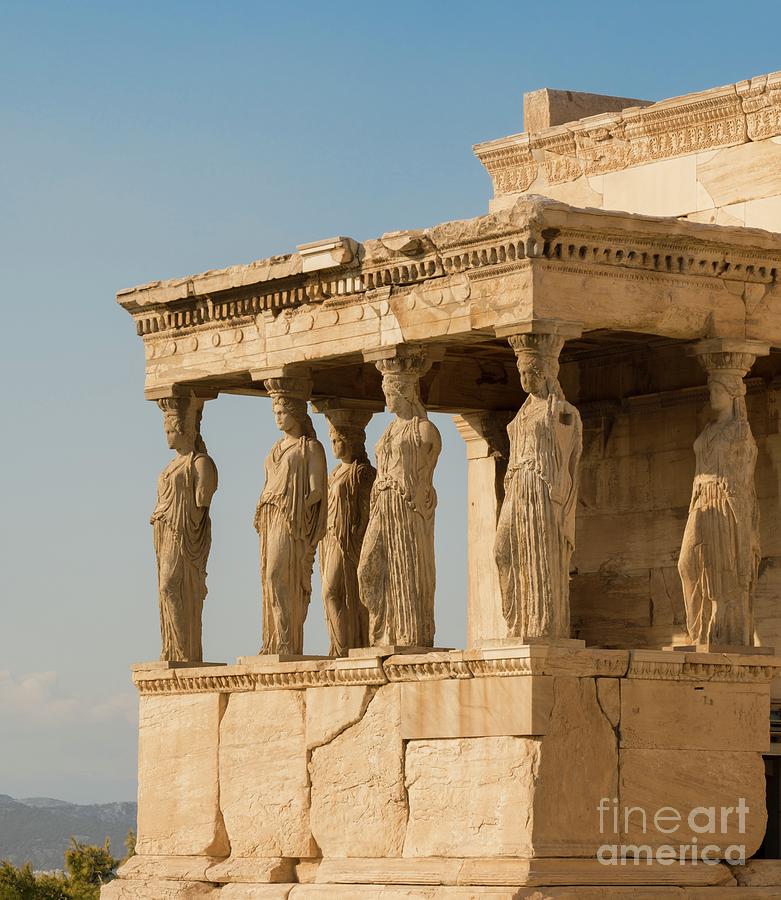 Caryatids Of The Erechtheion Photograph by David Parker/science Photo Library