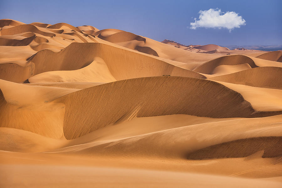Cascade Of Sand Dunes Photograph by Michael Zheng