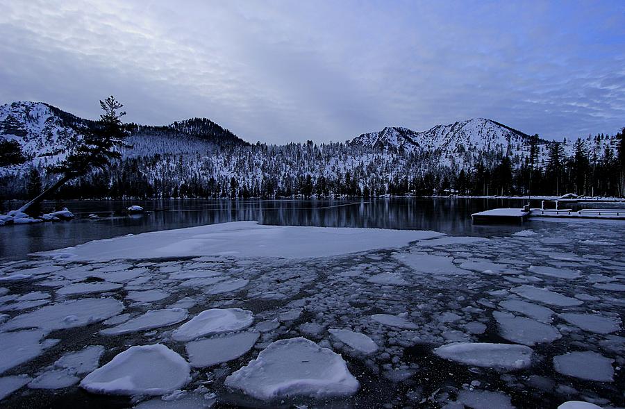 Cascade Twilight Ice Flow Photograph by Sean Sarsfield