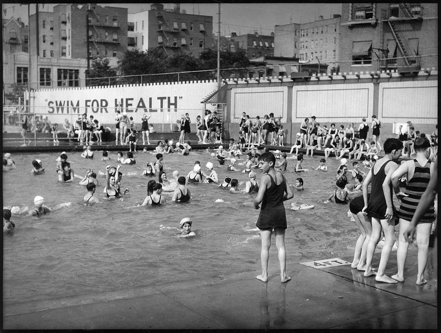 Cascades Pool, 169th Street & Jerome Photograph by The New York Historical Society