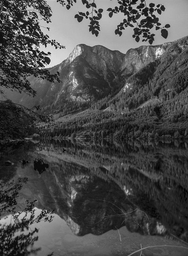 Cascades Reflected In Silver Lake Photograph by Tim Fitzharris