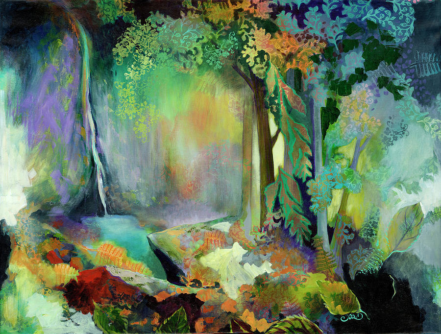Nature Painting - Cascadia State Park by Jennifer Lommers