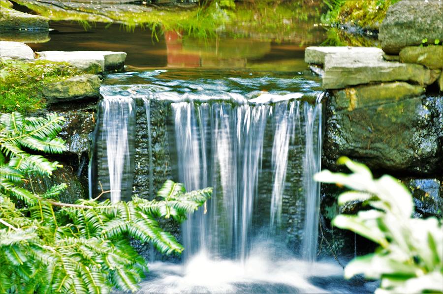Nature Photograph - Cascading Waterfall by Marla McPherson
