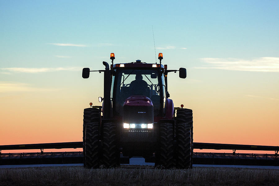 Case IH Head On Photograph by Todd Klassy