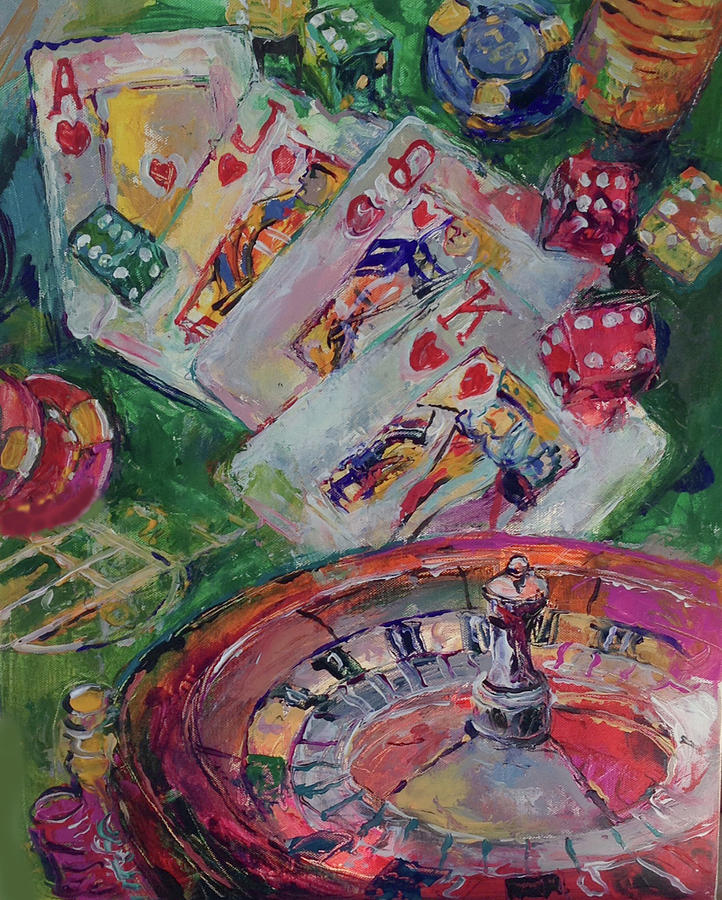 Casino Painting - Casino Art by Richard Wallich