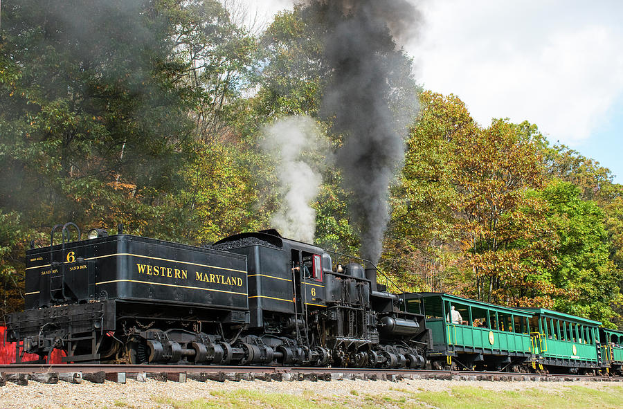 Color Photograph - Cass Scenic Railroad 17 5 by Robert Michaud Color Photograph - Cass Scenic Railroad 17 5 by Robert Michaud