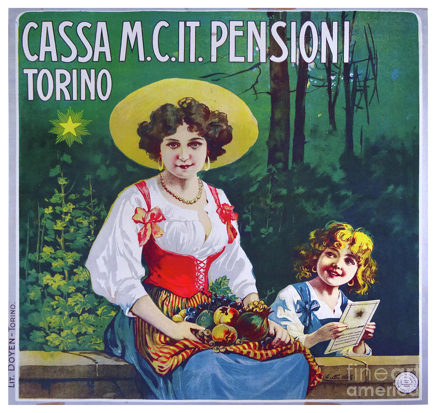 Cassa Mutua Cooperativa Italiana Per Le Drawing by Heritage Images