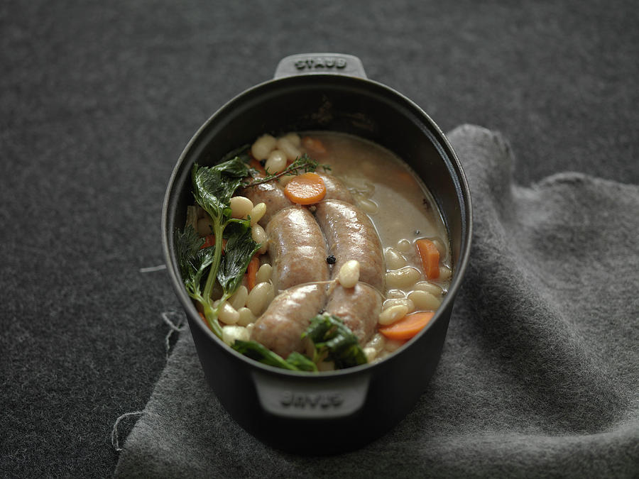 Casserole Dish Of Cassoulet Photograph by Cabanes-vallée - Fine Art America