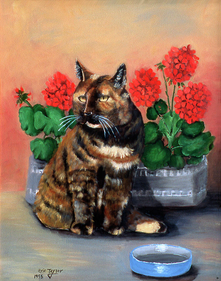 Animal Painting - Cassie by Arie Reinhardt Taylor