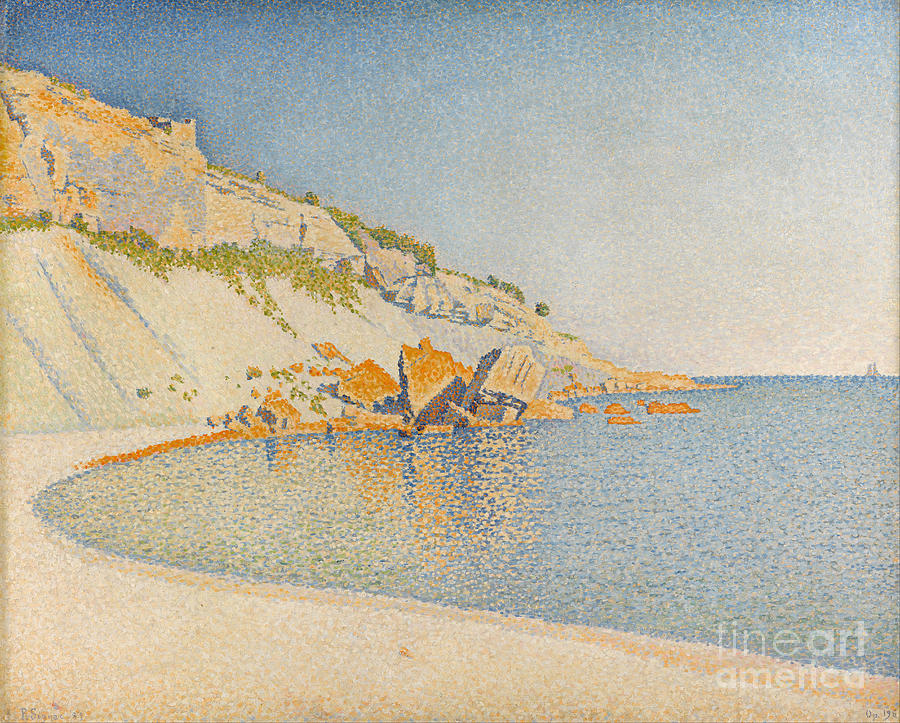Cassis, Cap Lombard, Opus 196, 1889 Drawing by Heritage Images