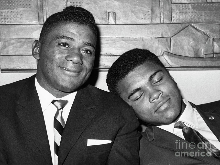 Cassius Clay Napping On Floyd Photograph by Bettmann