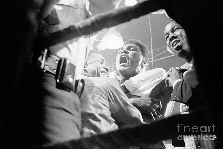 Cassius Clay Sitting In Ring Photograph by Bettmann
