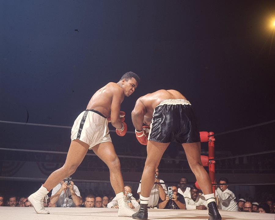 1965 Photograph - Cassius Clay Vs. Floyd Patterson by Globe Photos