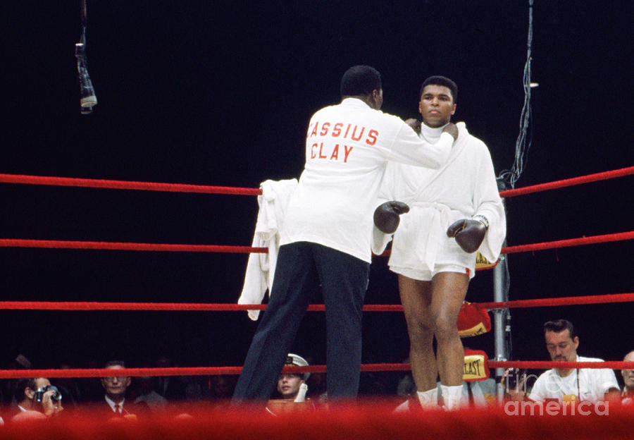 Miami Photograph - Cassius Clay Vs Sonny Liston by The Stanley Weston Archive