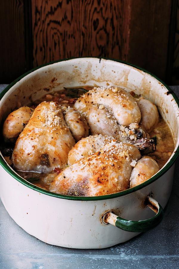 Cassoulet With Chicken Photograph by Adrian Britton