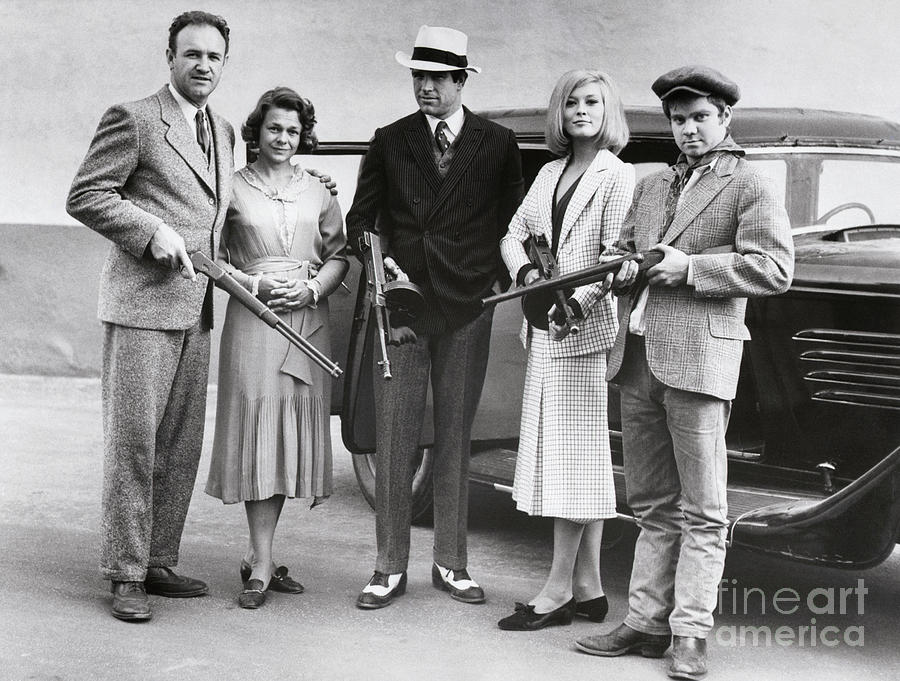Cast Of Bonnie And Clyde In Publicity Photograph by Bettmann