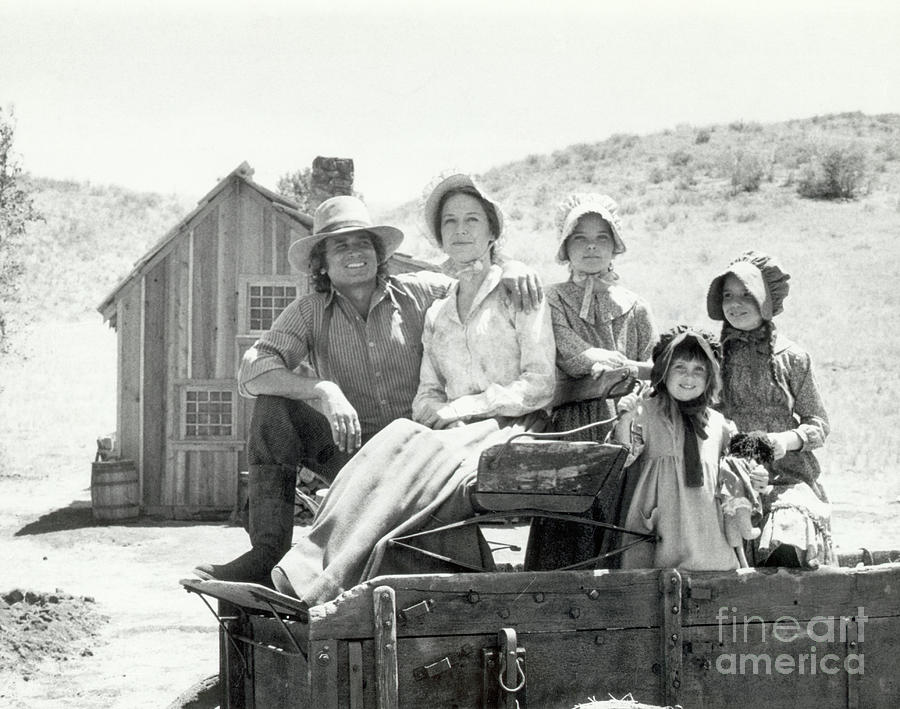 Celebrity Photograph - Cast Of Little House On The Prairie by Bettmann