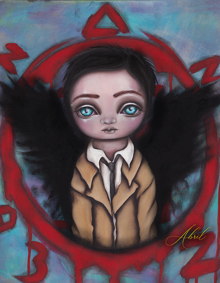 Castiel  Painting by Abril Andrade